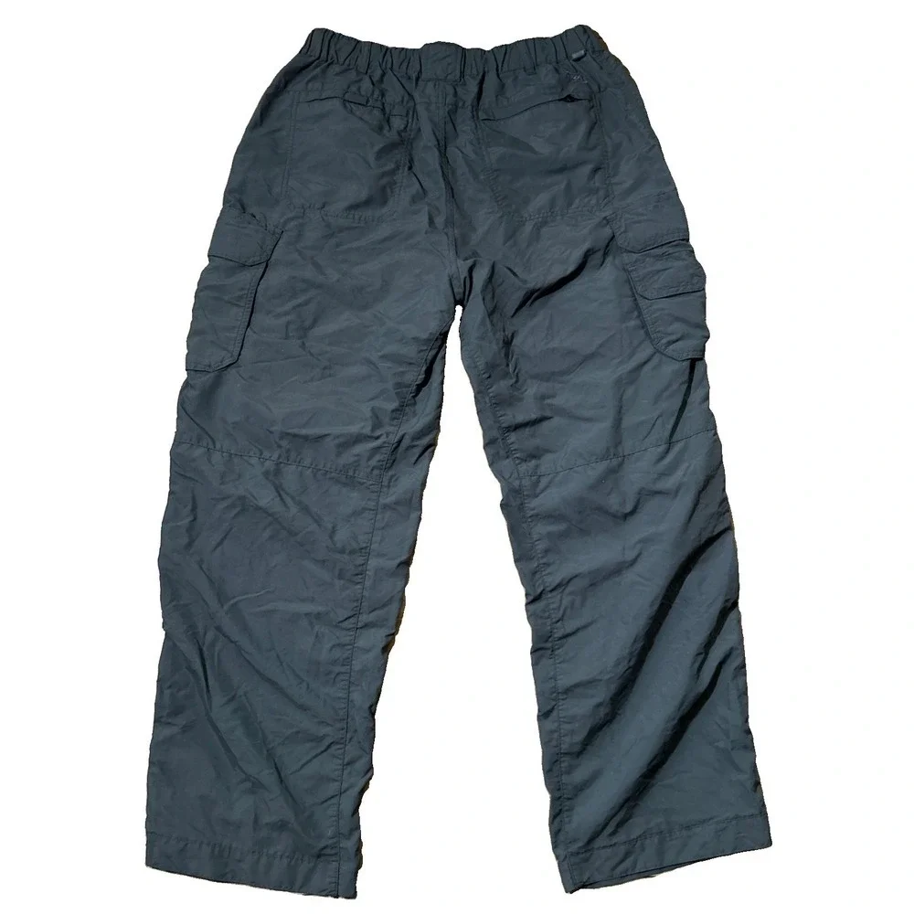 REI Cargo Pants Men's L 30x29 Gray Lightweight Nylon Hiking Outdoor Camping